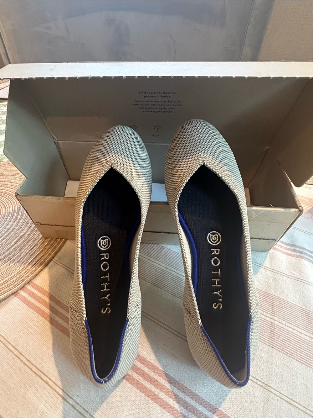 Rothy's Flats — Grey.